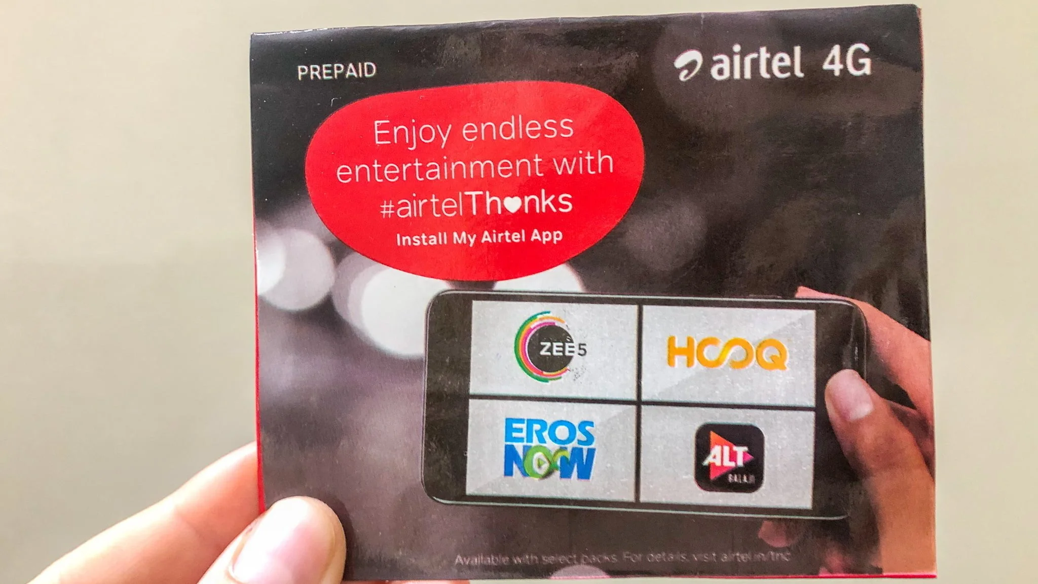 Airtel 4G Packet Plus SIM
