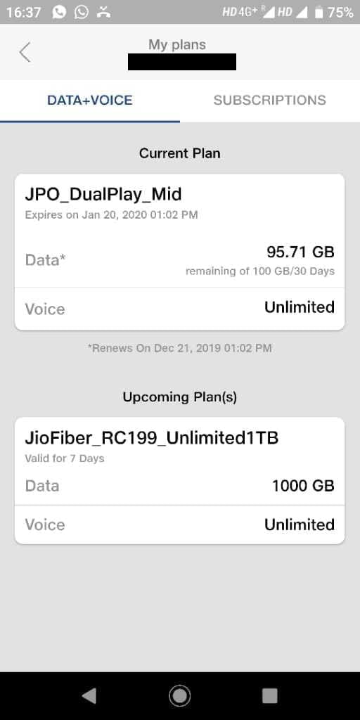 Jio Fiber Rs 199 Weekly Prepaid Plan Voucher now offering 1000 GB