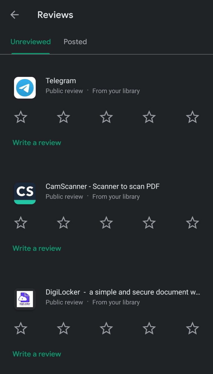 Google Play Adds A New Review Section; Allow Users To Manage All App ...