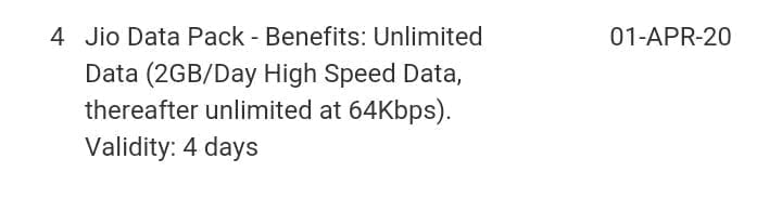Jio offers free 2 GB data per day with Jio Data Pack free till April 01