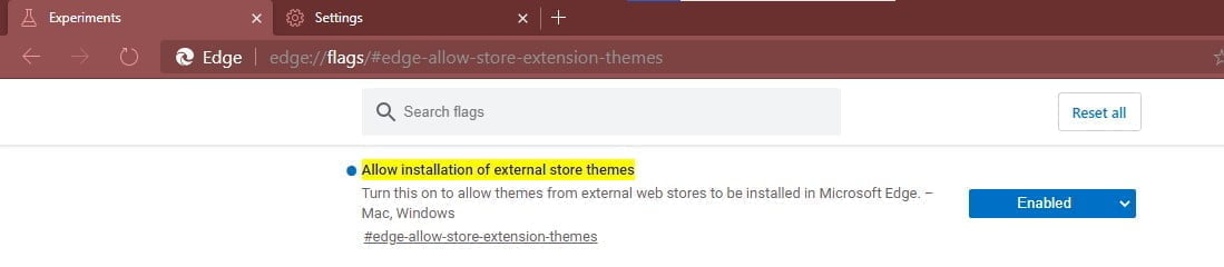 Here’s how you can install Chrome Themes on Edge Browser