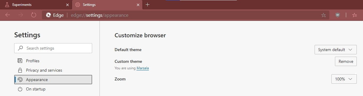 Here’s how you can install Chrome Themes on Edge Browser