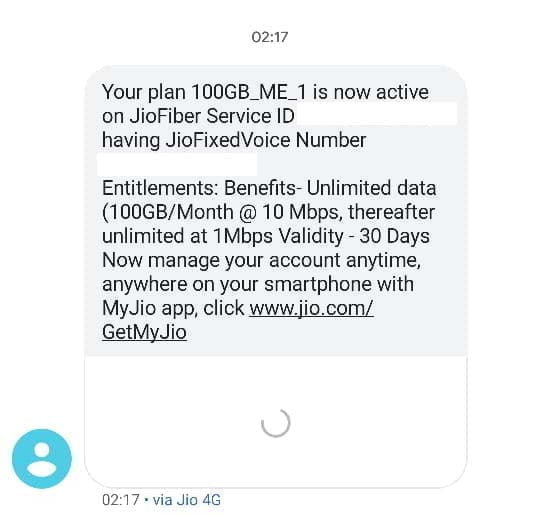 JioFiber enables basic 10 Mbps connectivity without any service charges