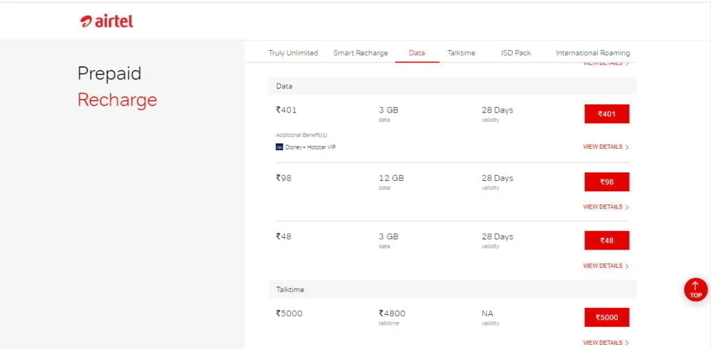 Airtel increases data benefits by 100% on Rs 98 Data Pack 