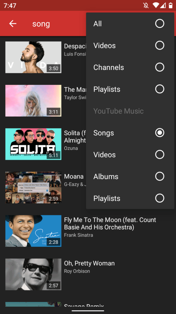 YouTube client NewPipe now has YouTube Music Parser and supports Android TV