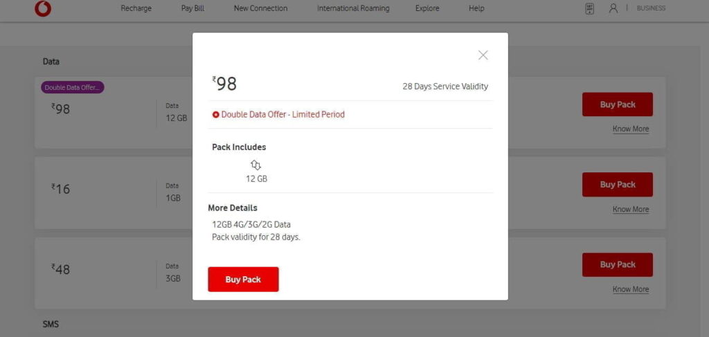 Vodafone Idea introduces Double Data offer on Rs 98 Data Plan in a U-Turn
