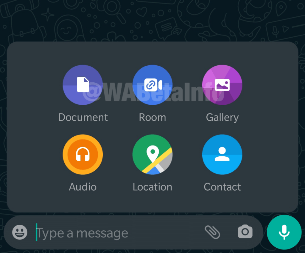 WhatsApp testing Messenger Rooms shortcut for Android and web app