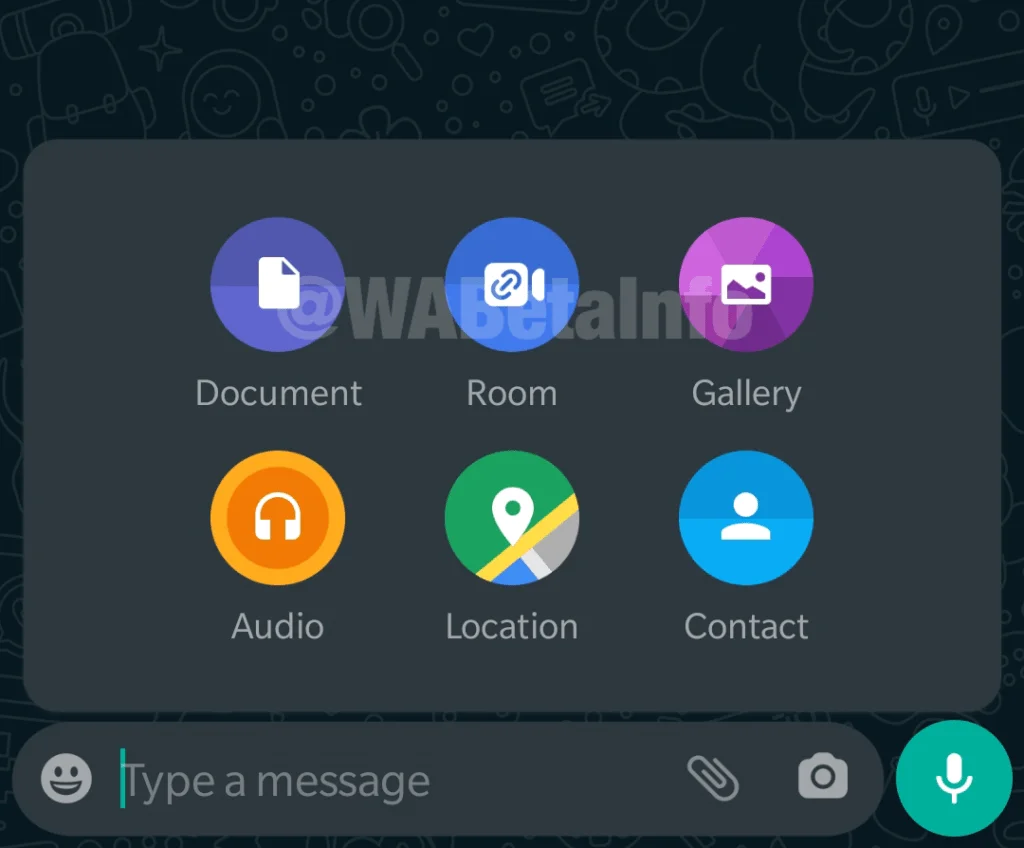 WhatsApp testing Messenger Rooms shortcut for Android and web app