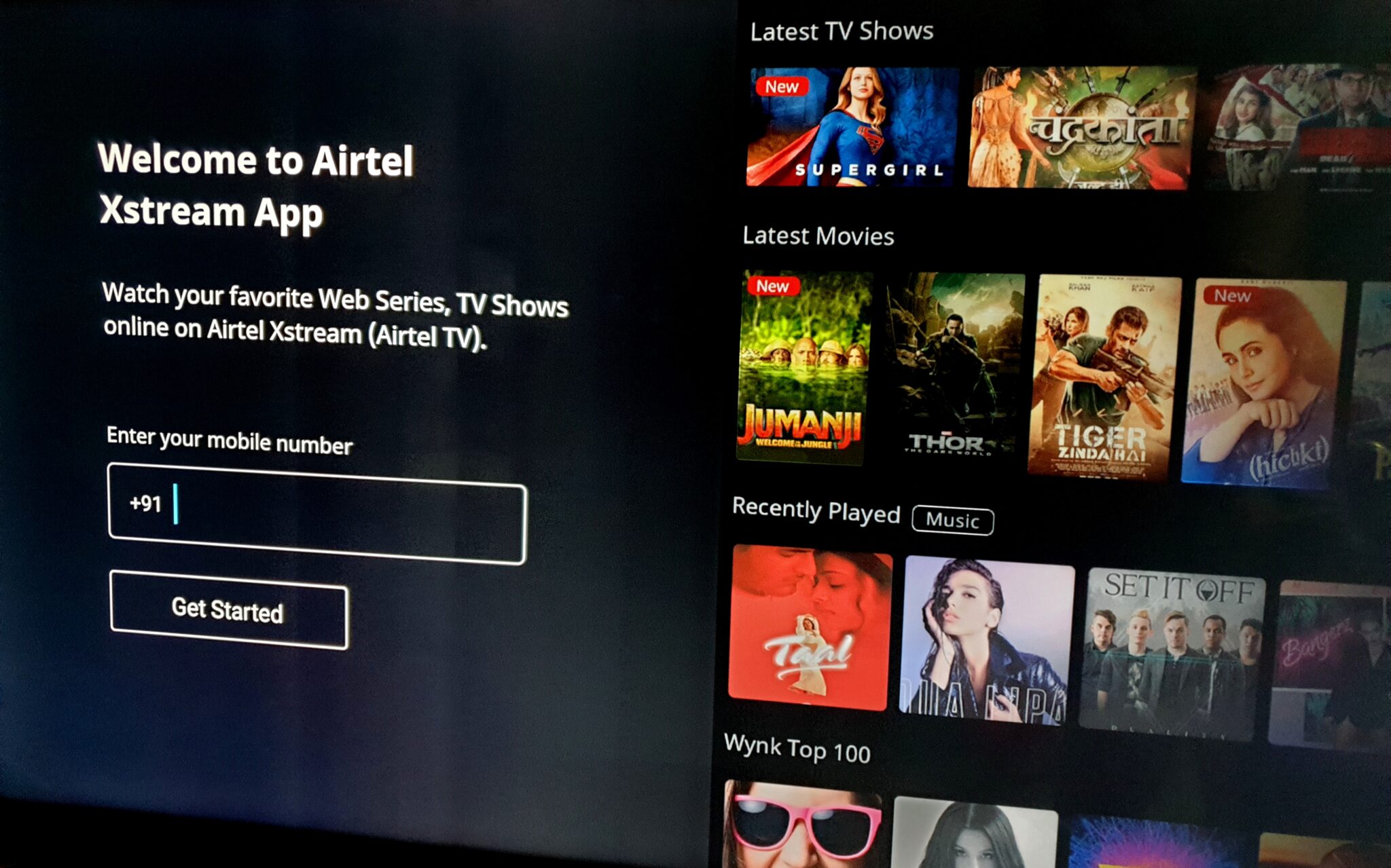 airtel xstream top web series