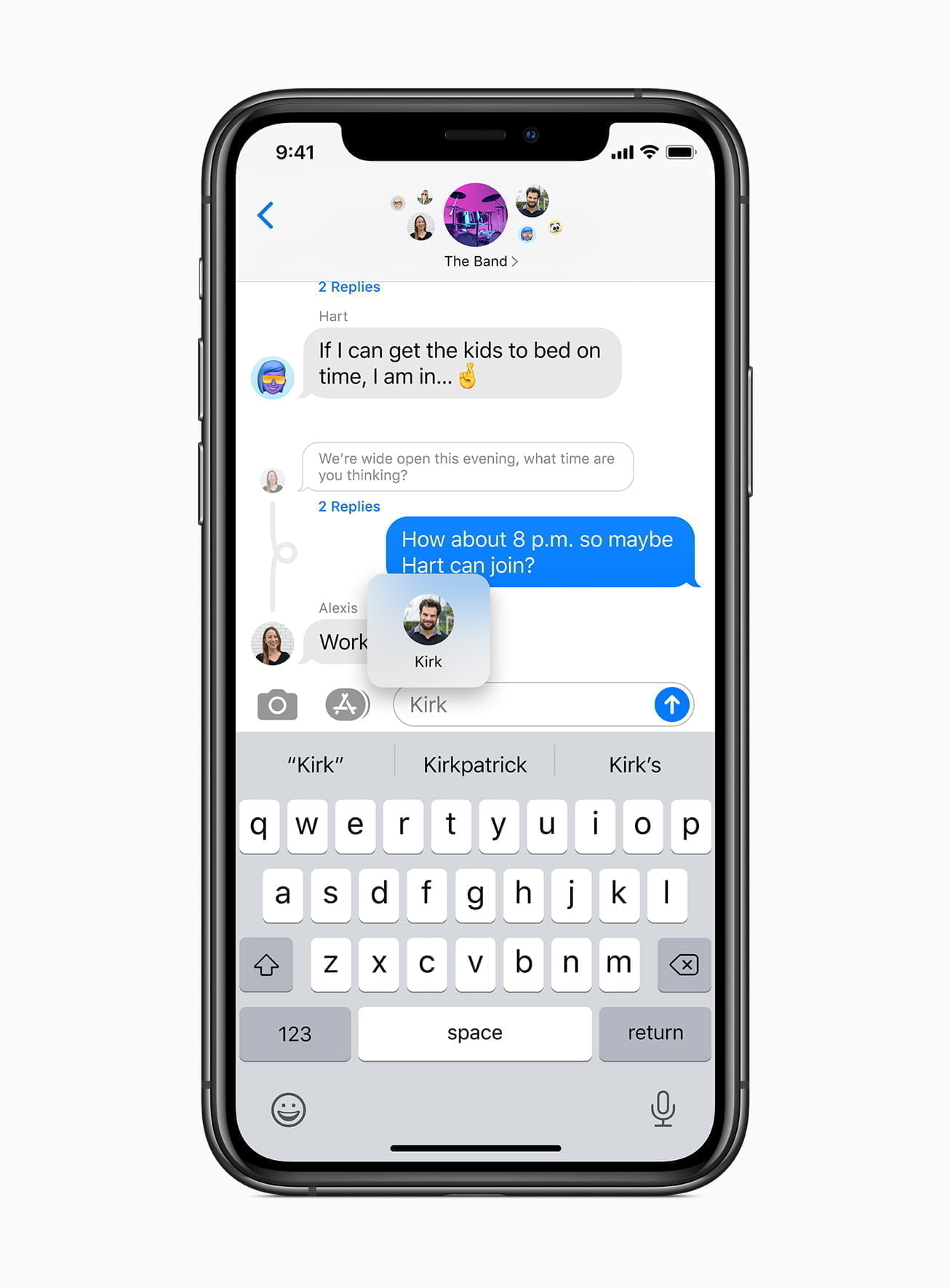 Apple ios14 group mentions messages