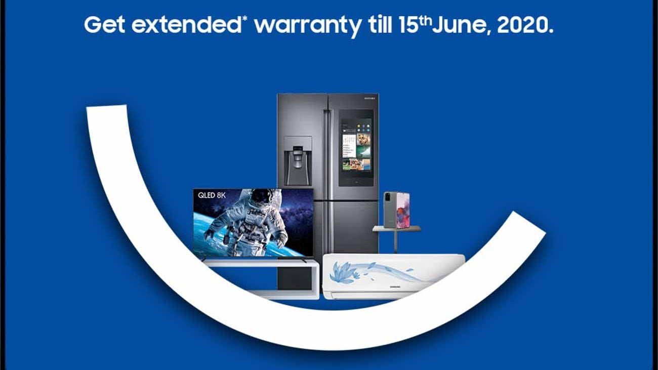 samsung-india-extends-standard-warranty-on-all-products-until-june-15