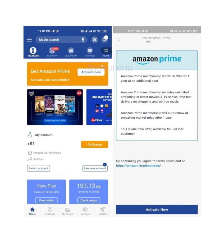 JioFiber offering 1 Year free Amazon Prime subscription to its customers: Report