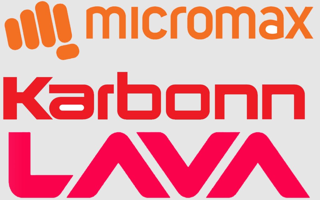 Micromax-Karbonn-Lava-logos