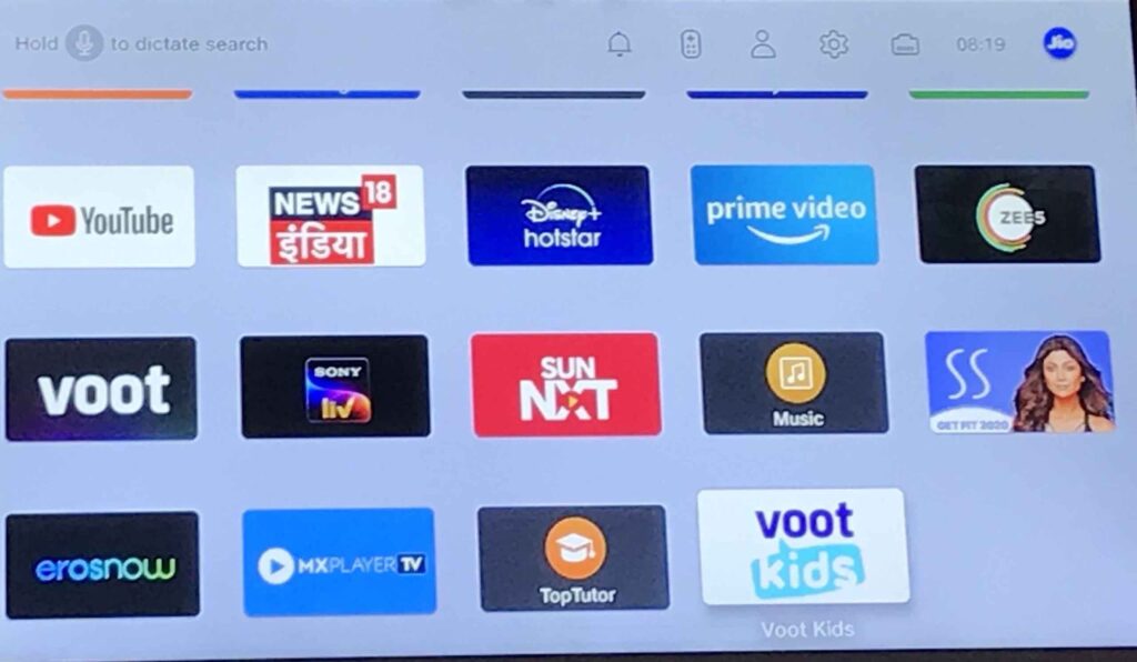 VOOT Kids added in JioFiber STB