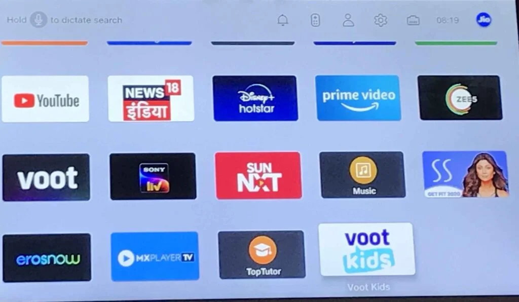 VOOT Kids added in JioFiber STB
