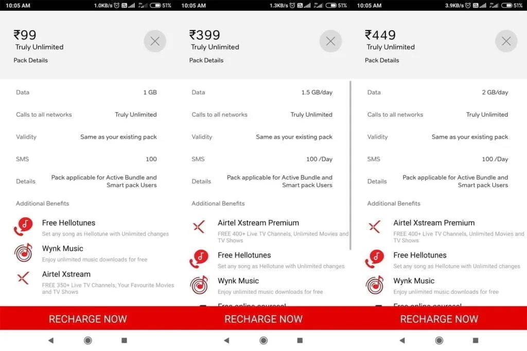 Airtel testing co-terminous validity on select plans