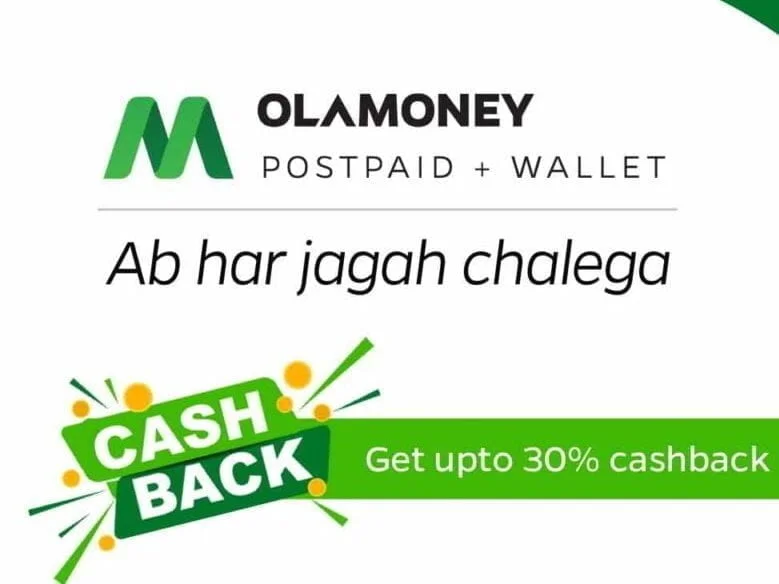 Ola Money Postpaid+ Banner
