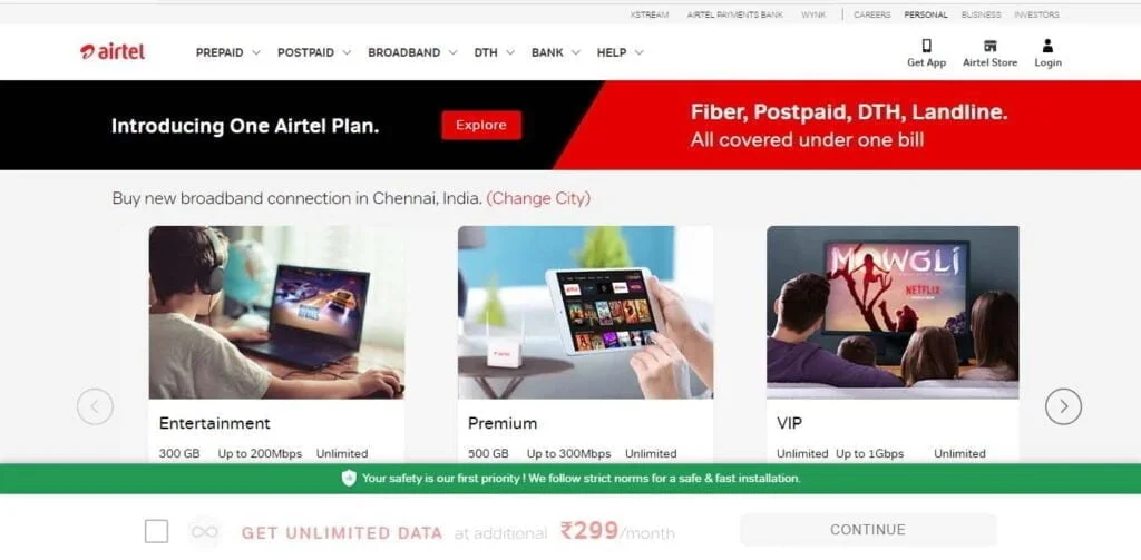 One Airtel Plan: Availability, Plans Detailed