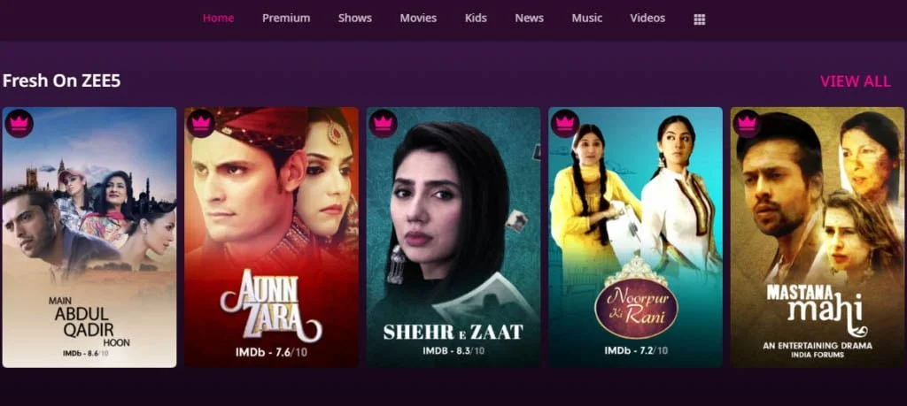 Zee5 adds Pakistani shows from Zindagi digital to its premium catalog