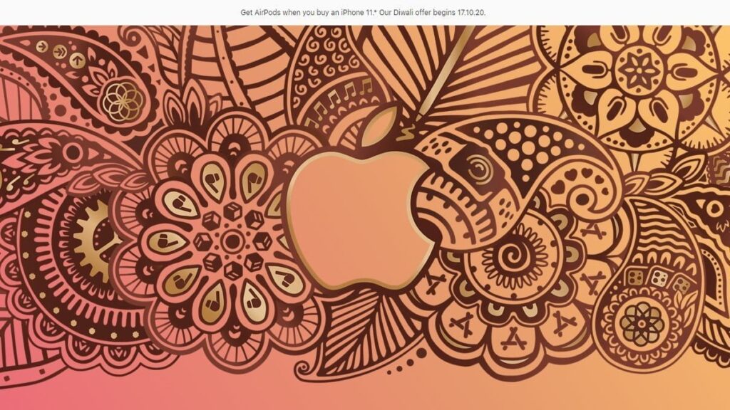 Apple India online store Diwali offer