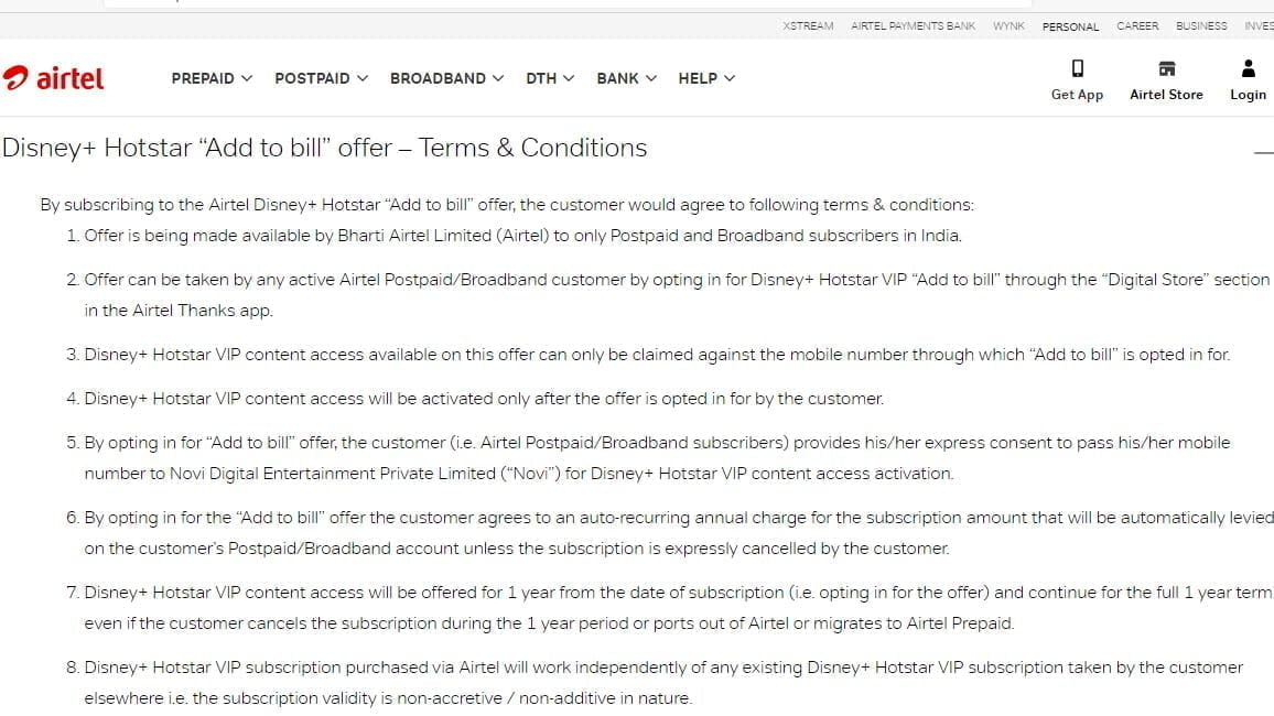 Airtel Postpaid and Broadband users can now add ZEE5 Premium subscription through “Add to bill” offer