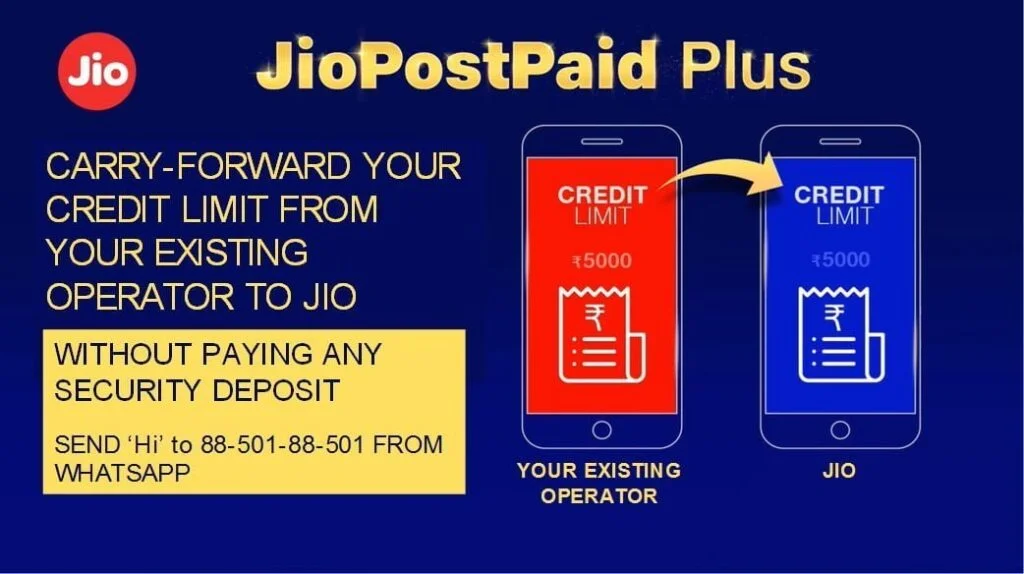 Jio Credit Limit