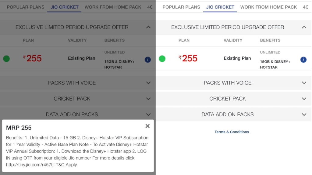 Reliance Jio revises price of Rs 222 Disney+ Hotstar VIP add-on pack