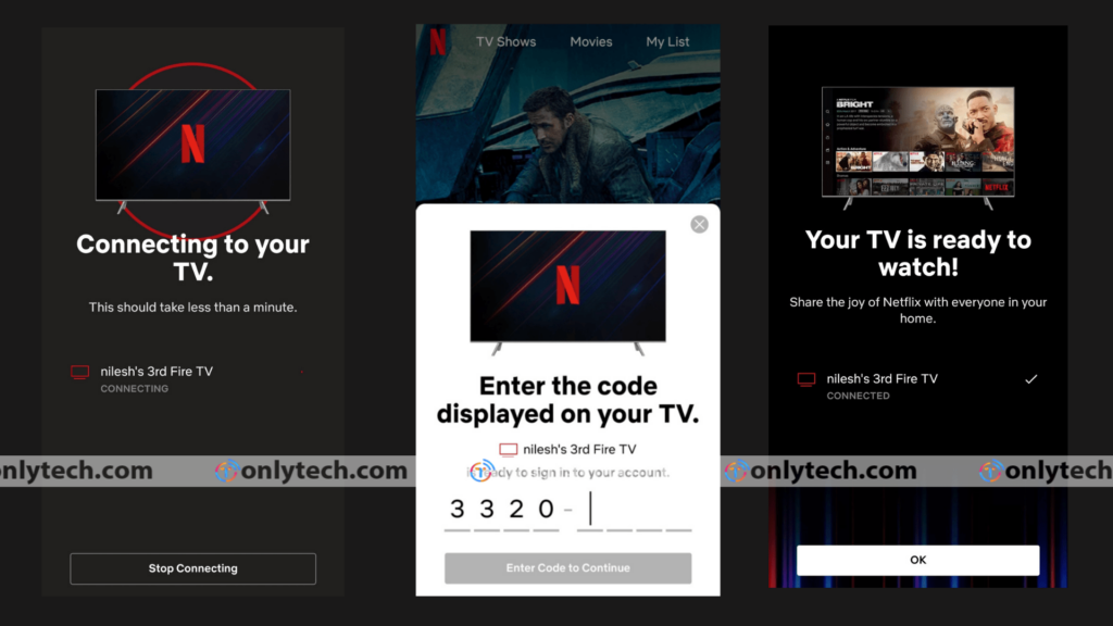 Netflix enables logging in to connected TV devices via mobile app