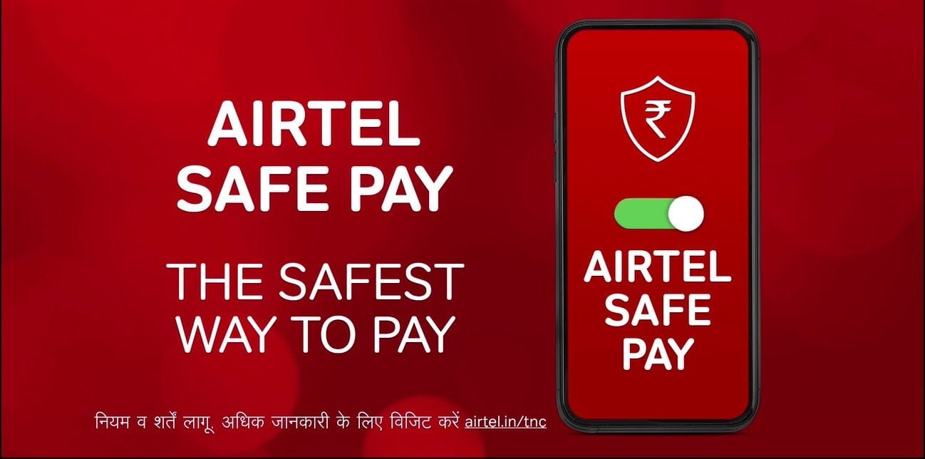 Airtel Safe Pay AMP Logo
