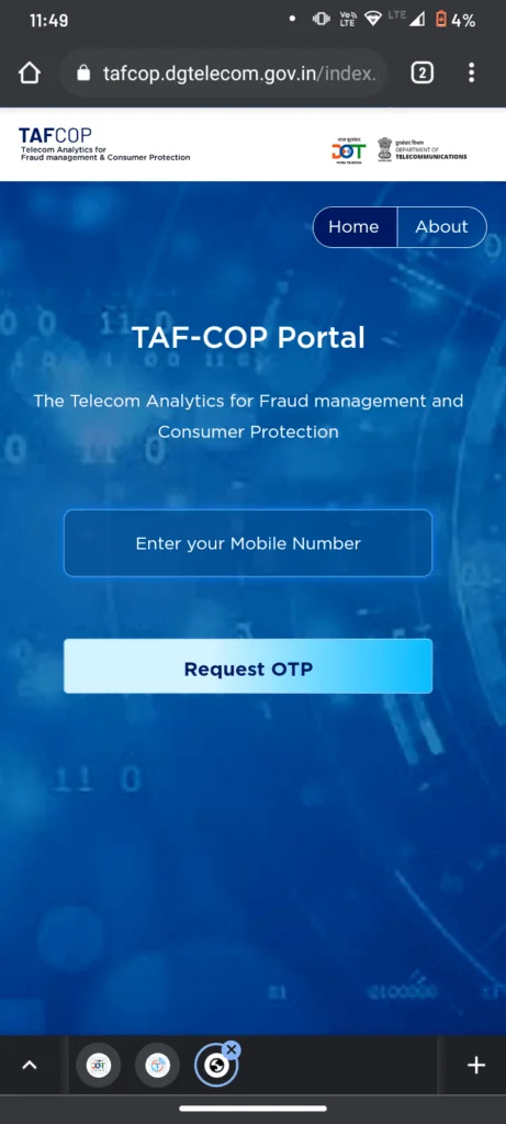 TAF COP Portal