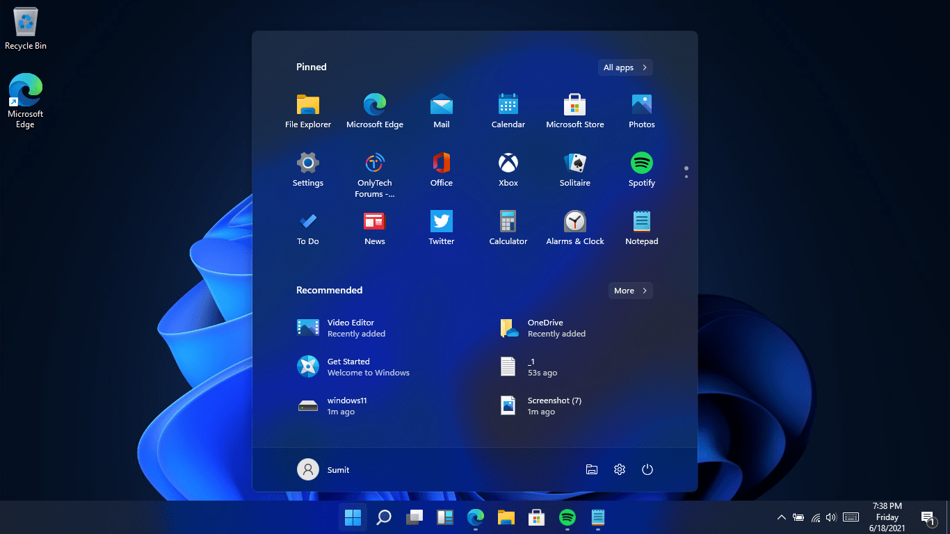 Windows 11 Taskbar And Start Menu Get A Modern Remake Here S How They ...