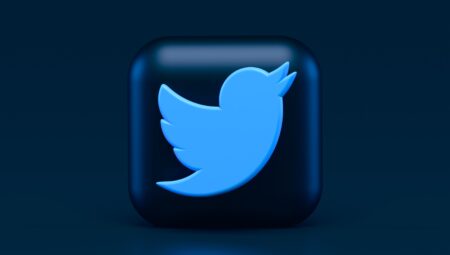 Twitter 3D Logo