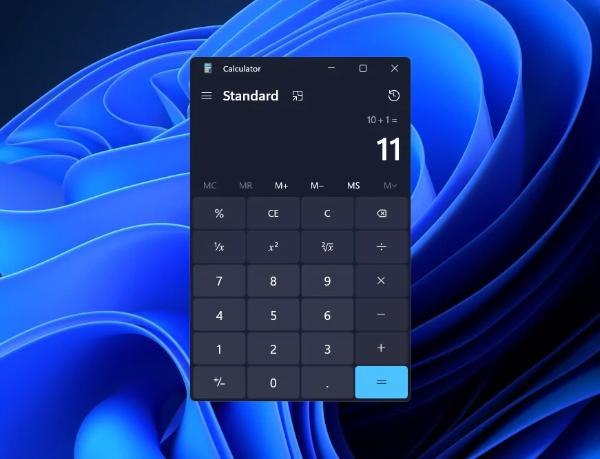 Windows11 Calculator