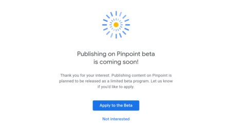 Publishing on Pinpoint