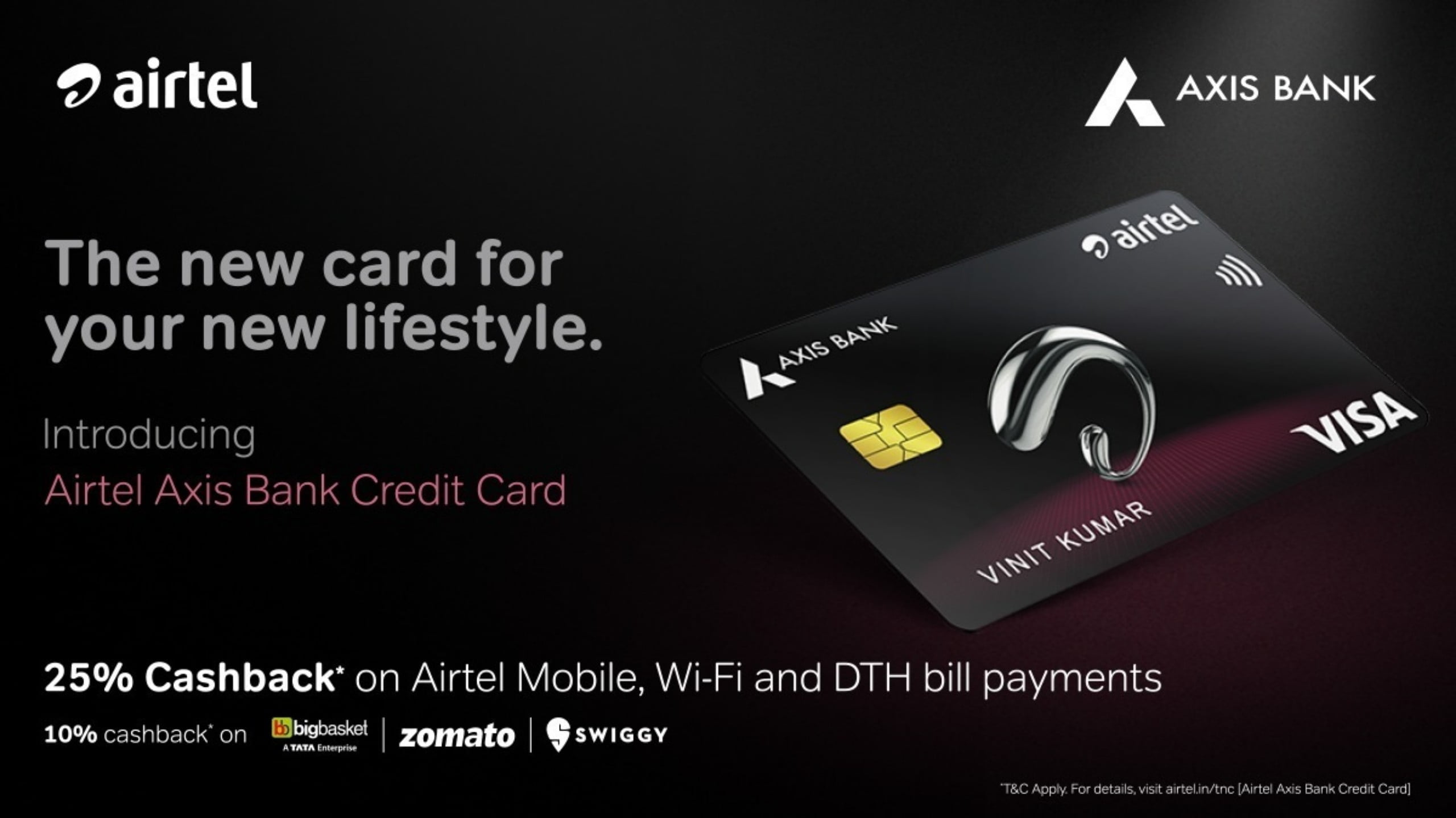 Airtel Axis Bank Credit card