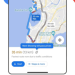 Google Maps Toll
