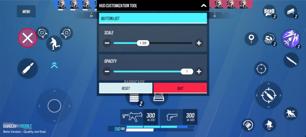 R6M HUD Scaling