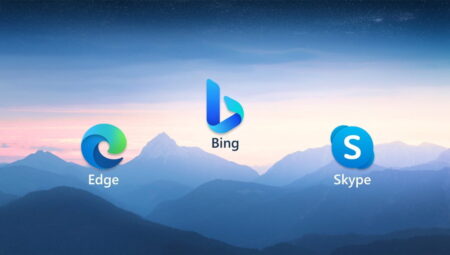 Microsoft Edge, Bing, Skype