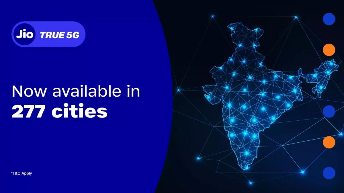 Reliance Jio Launches Its True 5G Services In 20 More Cities Across India