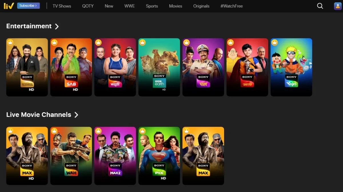 Sony Liv to stop offering live TV channels from August 30