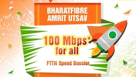 BSNL Bharat Fiber free 100Mbps booster Independence Day offer