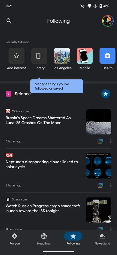 Google News redesigned following feed 9to5 Google