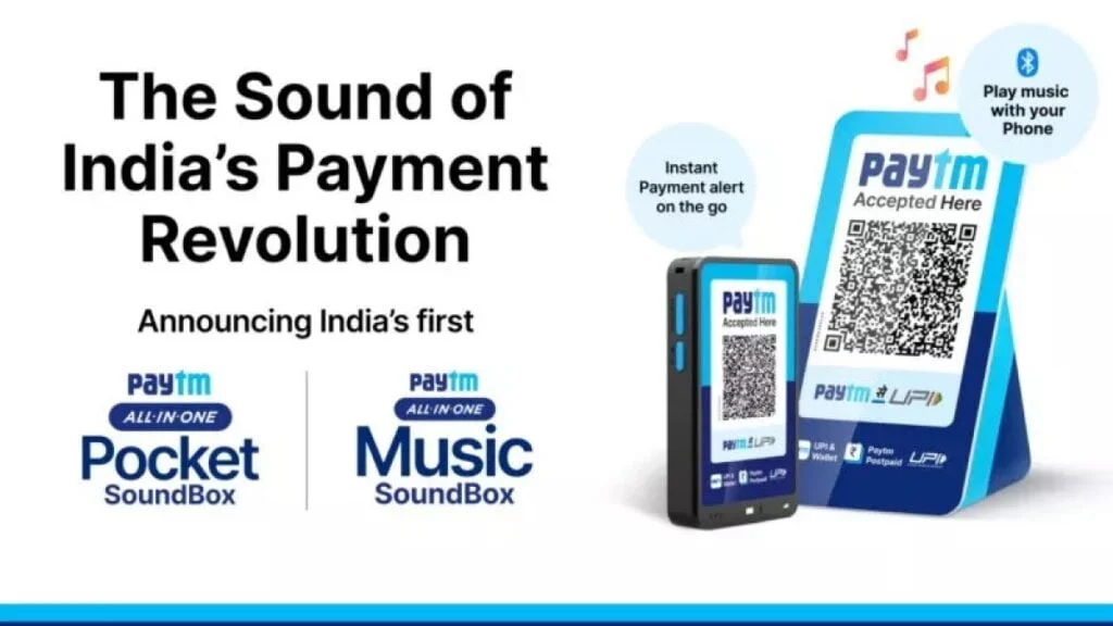 Paytm Pocket Soundbox and Music Soundbox