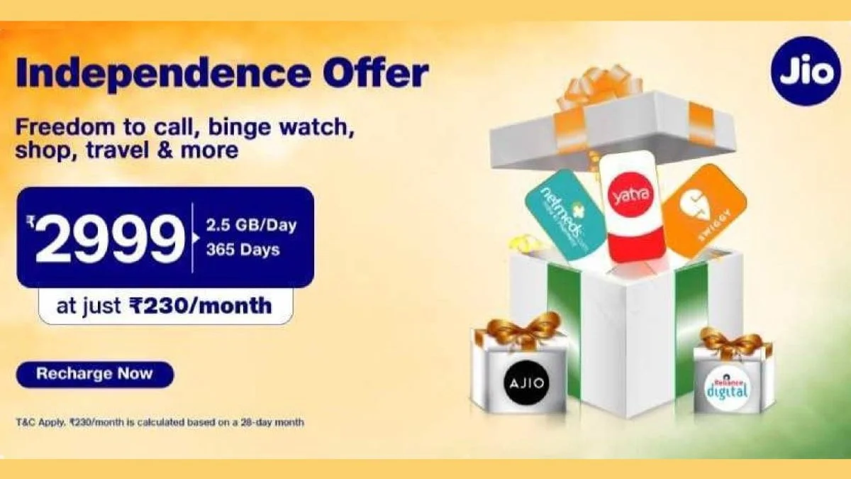 Reliance Jio Independence Day offer