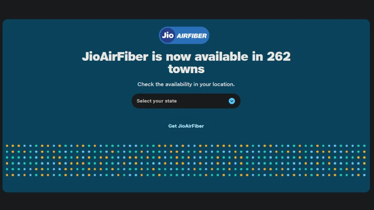 Jio AirFiber available in 262 cities
