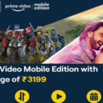Vi Rs 3199 prepaid plan with Amazon Prime video mobile subscription