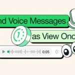 WhatsApp View Once voice messages feature