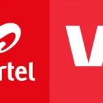 Airtel and Vodafone Idea (VI) logo