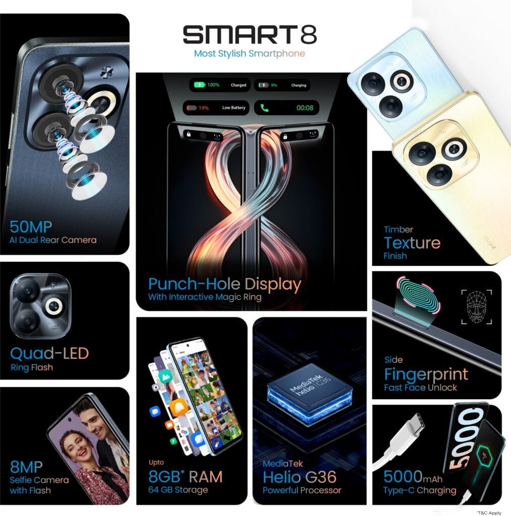 Infinix Smart 8 specifications