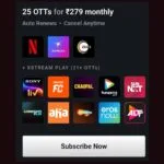 Airtel Rs. 279 entertainment pack